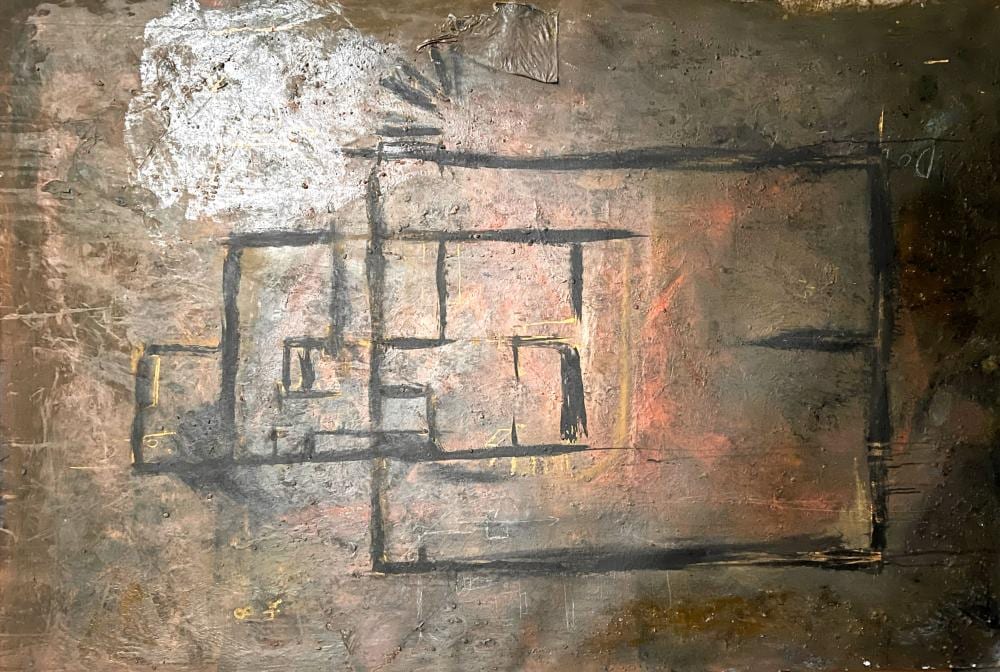 Guillermo Conte comparable auction result: guillermo conte argentina b 1956 abstract painting on canvas