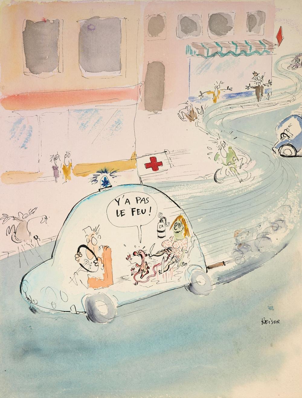 jean marc reiser 1941 1983 y a pas le feu · Artcurial · 2023-02-10 Jean Marc Reiser comparable auction result: jean marc reiser 1941 1983 y a pas le feu