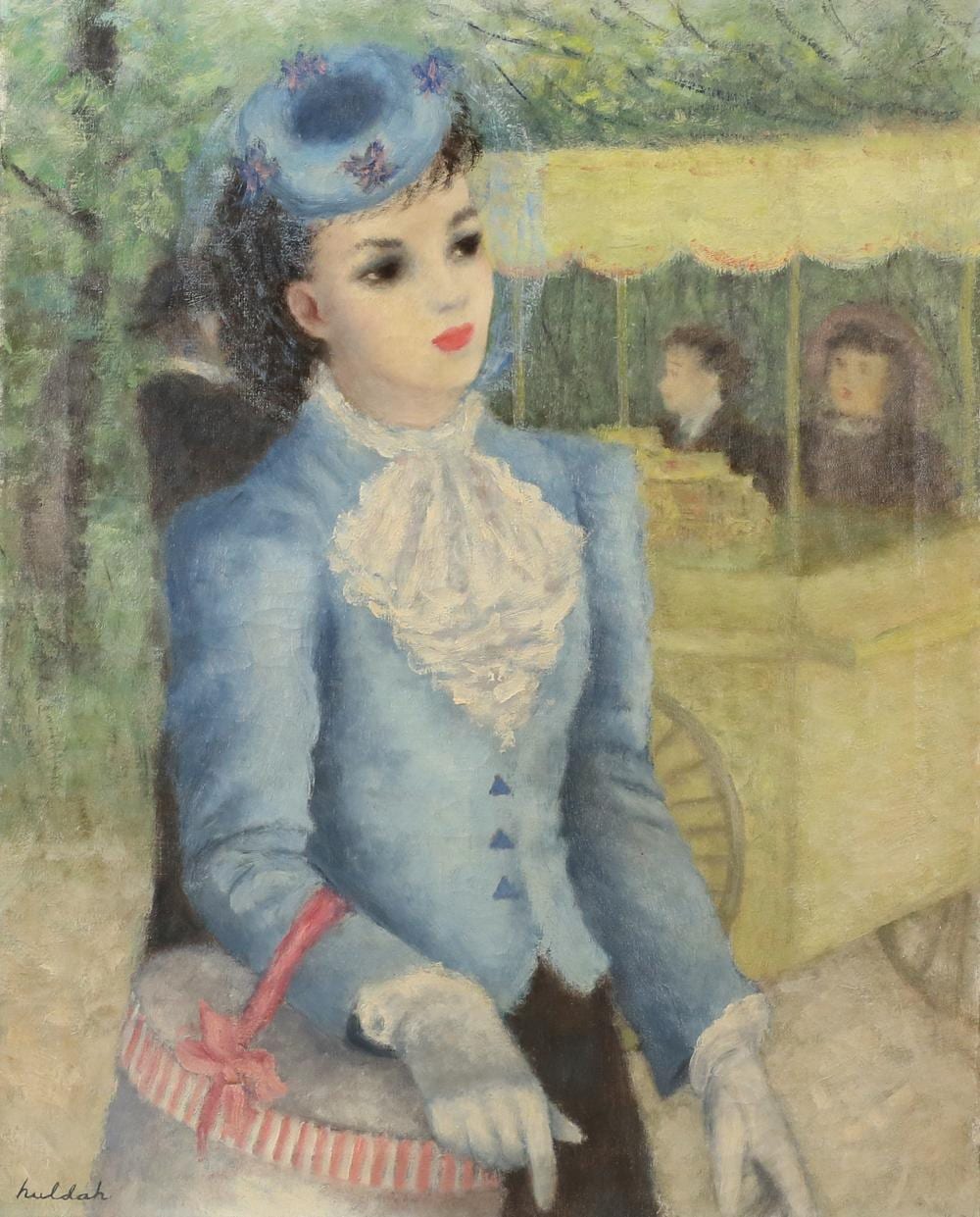 cherry jeffe huldah oil on canvas easter bonnet · Willow Auction House · 2023-02-16 Huldah Cherry Jeffe comparable auction result: cherry jeffe huldah oil on canvas easter bonnet