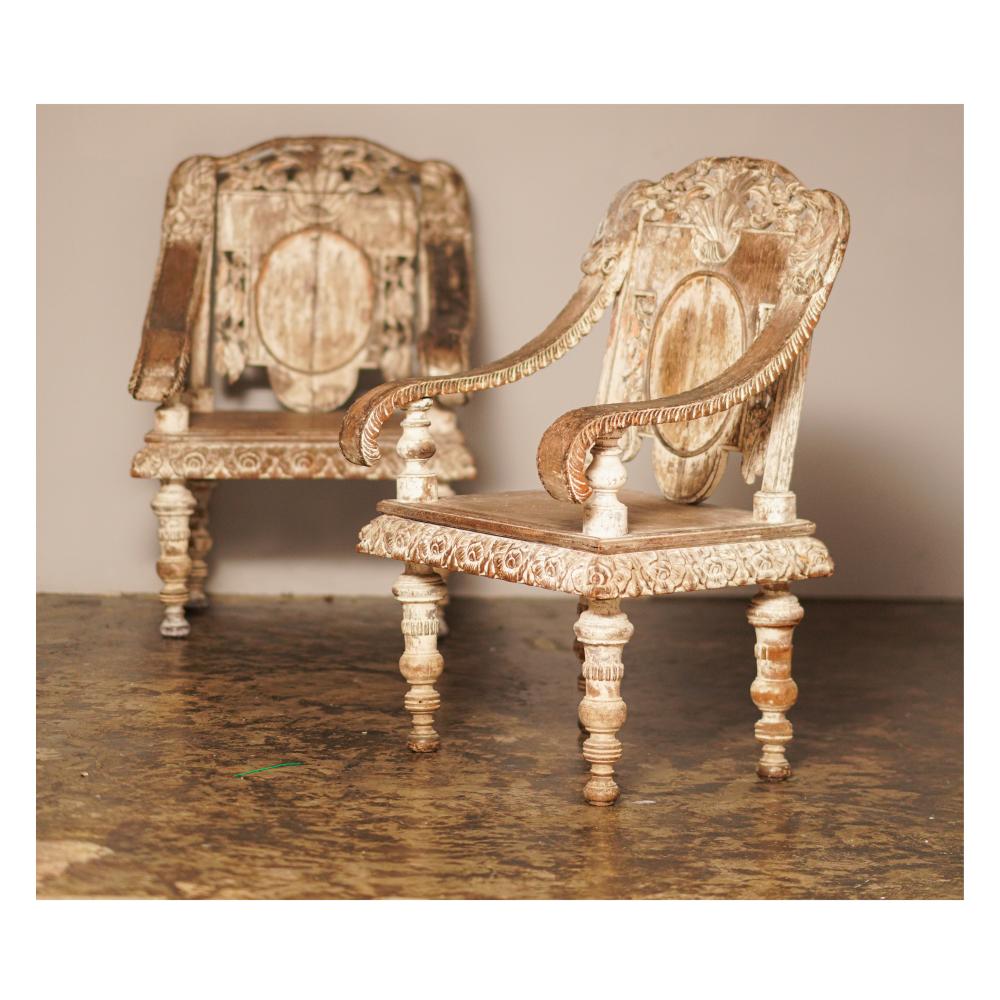 Two Bishop's Chairs sold by Leon Gallery, lot 104 — auction record photograph