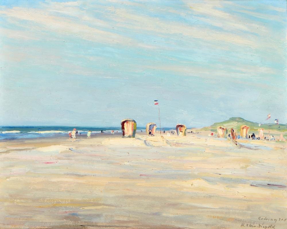 maximilian klein von diepold 1873 1949 norderney beach scenery strandlandschaft · Antikauktion Krefeld · 2023-02-25 Maximilian Klein von Diepold comparable auction result: maximilian klein von diepold 1873 1949 norderney beach scenery strandlandschaft