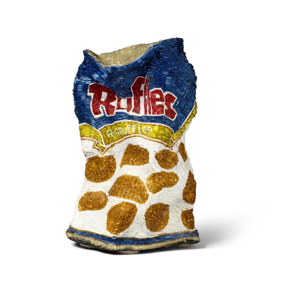 Liza Lou comparable auction result: liza lou b 1969 ruffles circa 1995
