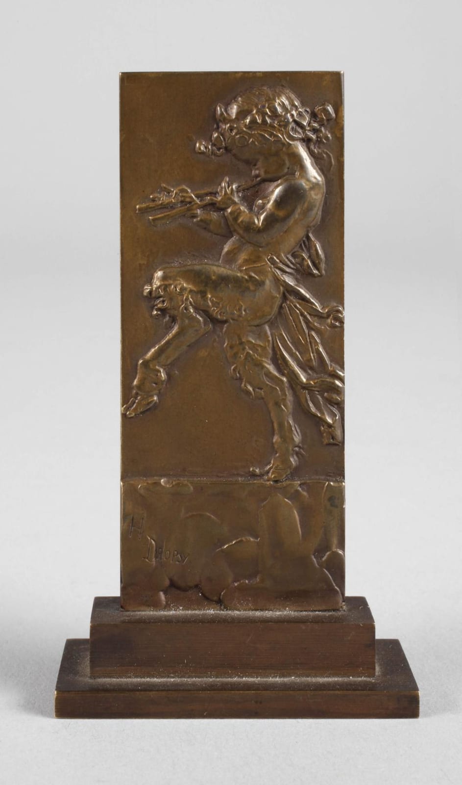 Henri Dropsy comparable auction result: henry dropsy kleines standrelief mit pan