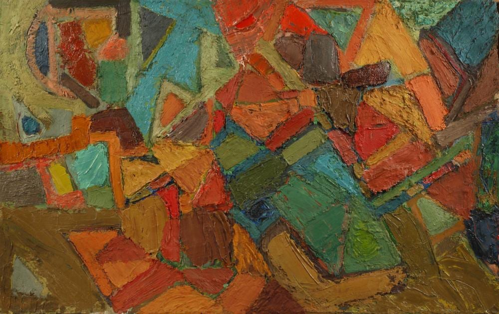 Karl Heinz Krauskopf comparable auction result: karl heinz krauskopf attr abstrakte komposition