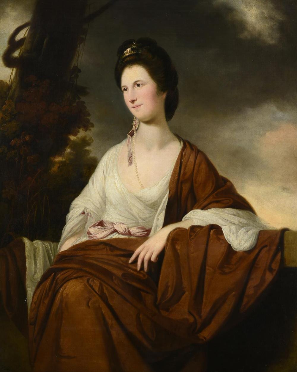 Tilly Kettle comparable auction result: tilly kettle british 1735 1786 portrait of a lady