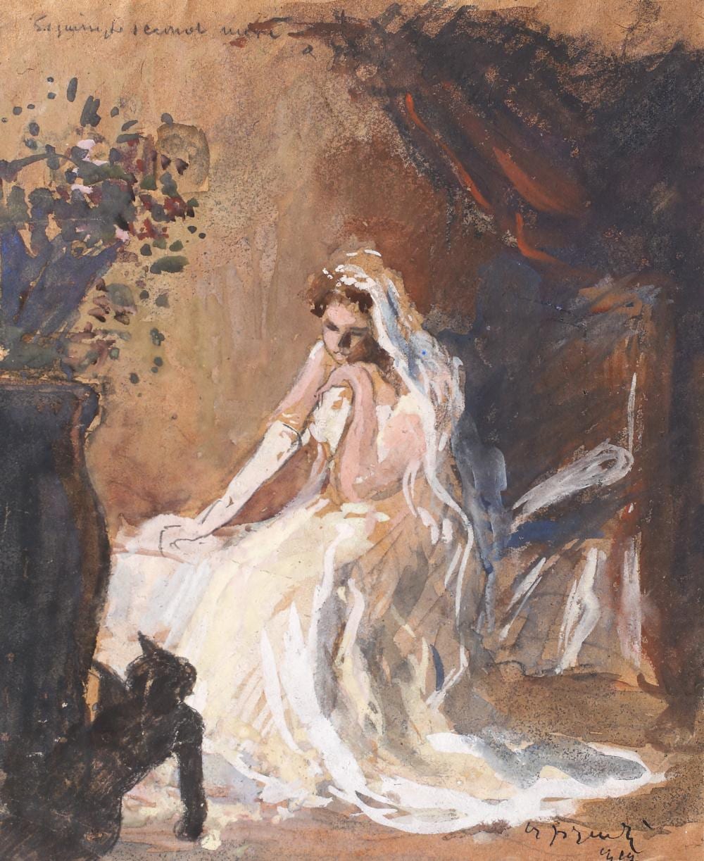 Aurel Jiquidi comparable auction result: aurel jiquidi night of the bride
