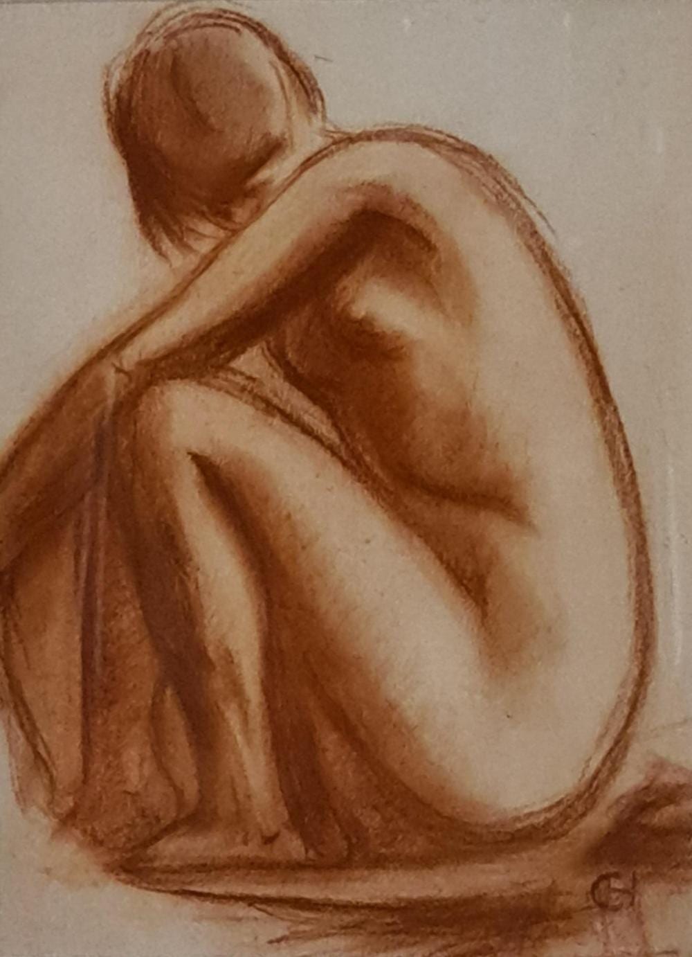 Hector Chavepeyer comparable auction result: hector chavepeyer 1891 1967 nu sanguine monogramm e dimensions 17 x 23 cm