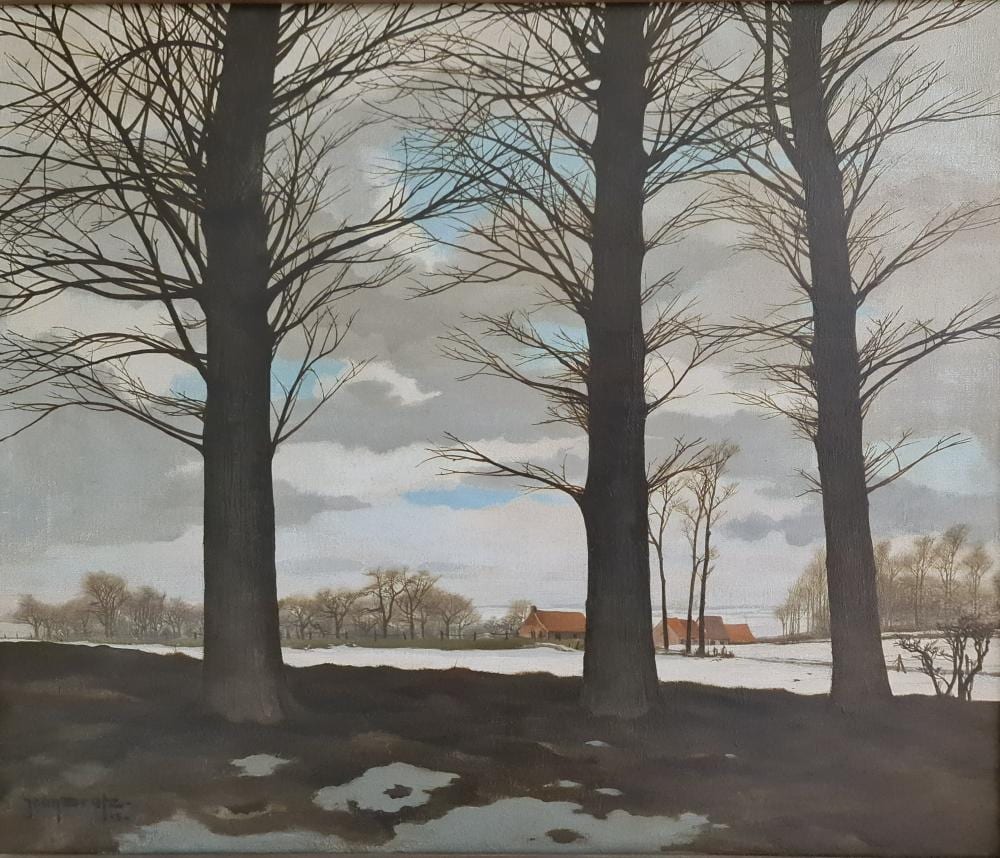 Jean Dratz comparable auction result: jean dratz 1903 1967 paysage enneig huile sur toile dimensions 50 x 60 cm