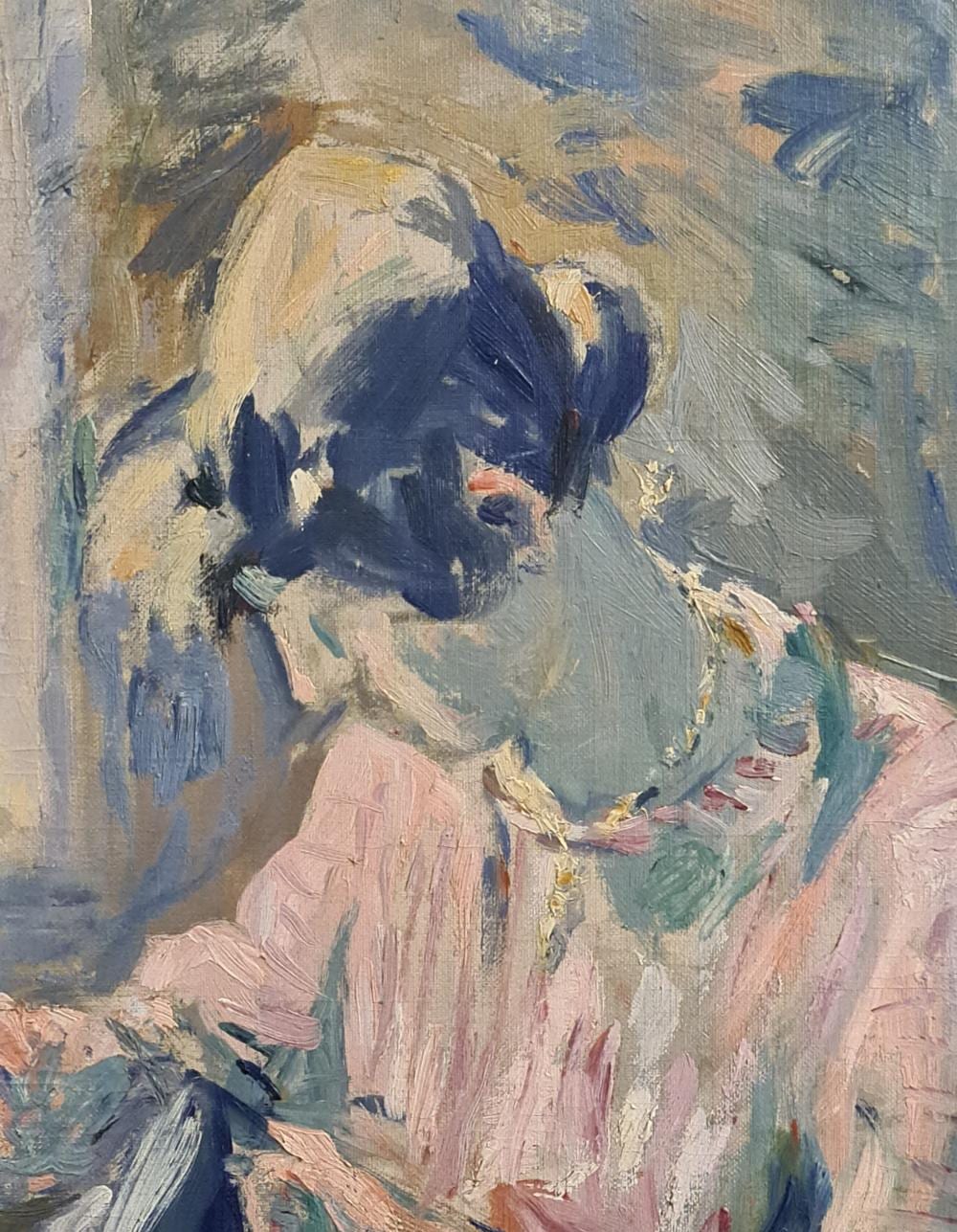 Hector Chavepeyer comparable auction result: hector chavepeyer 1891 1967 portrait de dame fauviste esquisse l huile sur carton non sign e dimensions 32 x 39 cm