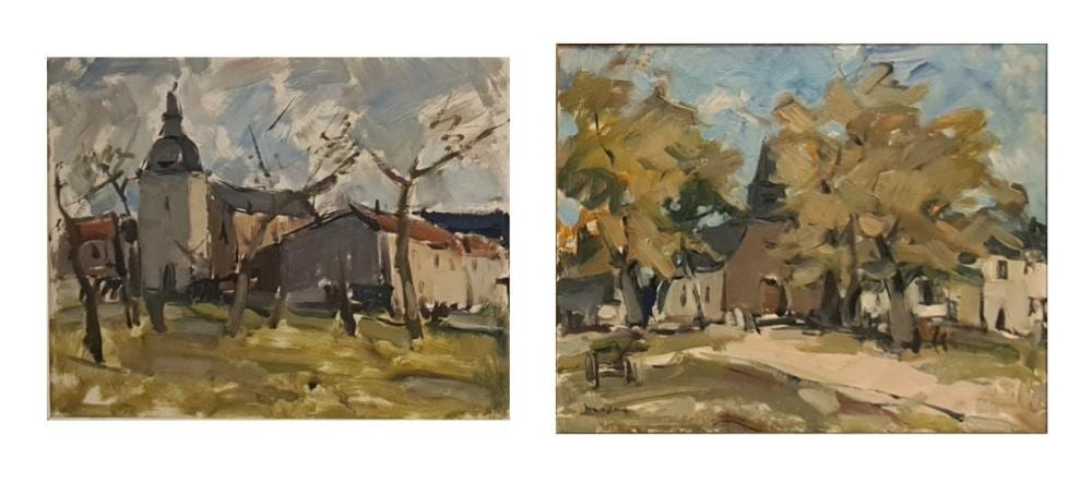 albert mascaux 1900 1963 places villageoises aux glises lot de deux huiles sur panneaux une non sign e dimensions 49 x 42 et 47 x 40 cm · MJV Soudant · 2023-02-26 Albert Mascaux comparable auction result: albert mascaux 1900 1963 places villageoises aux glises lot de deux huiles sur panneaux une non sign e dimensions 49 x 42 et 47 x 40 cm