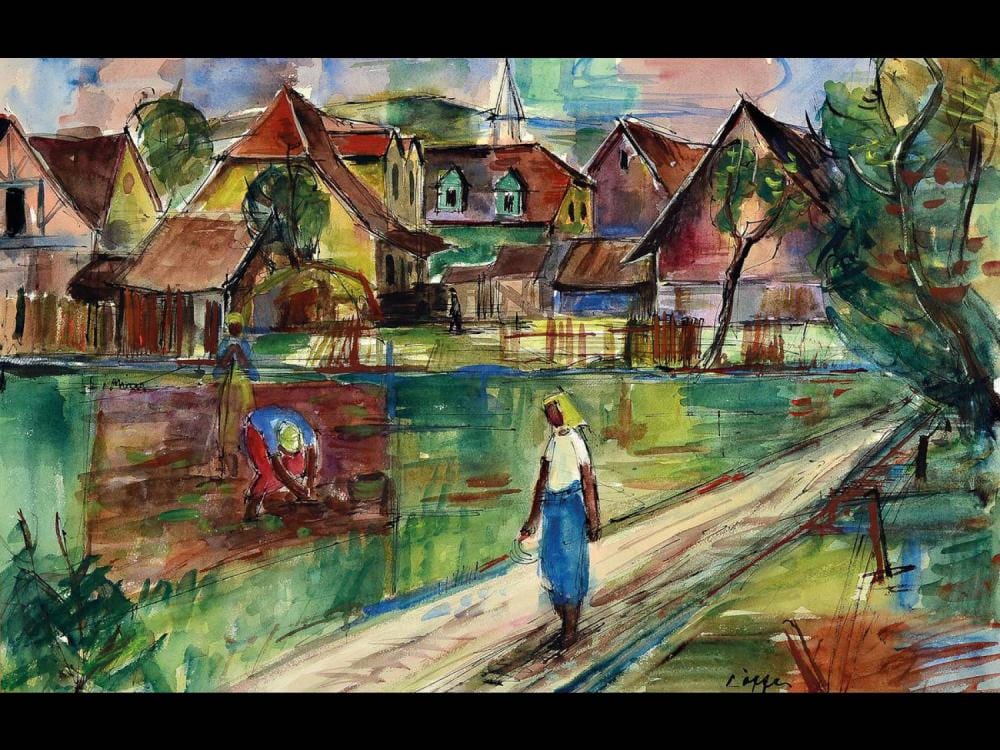 Paul Löffler comparable auction result: paul l ffler 1931 1995 mannheim women working in