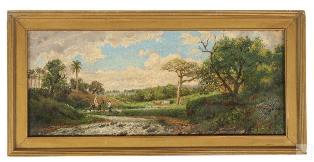 Esteban Chartrand comparable auction result: esteban chartrand 1840 1884 landscape oil painting