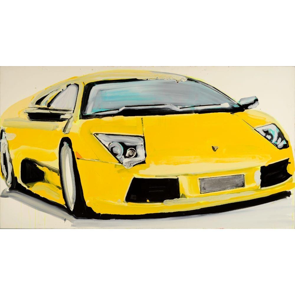 Tatjana Doll comparable auction result: tatjana doll b 1970 car lamborghini yellow