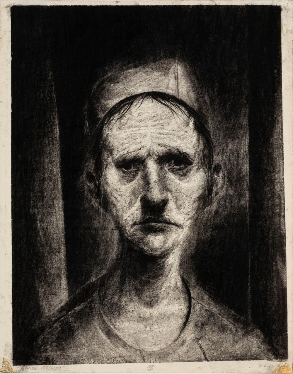 Ken Currie comparable auction result: ken currie north shields 1960 the infermary series nurse 22 6 92 1992