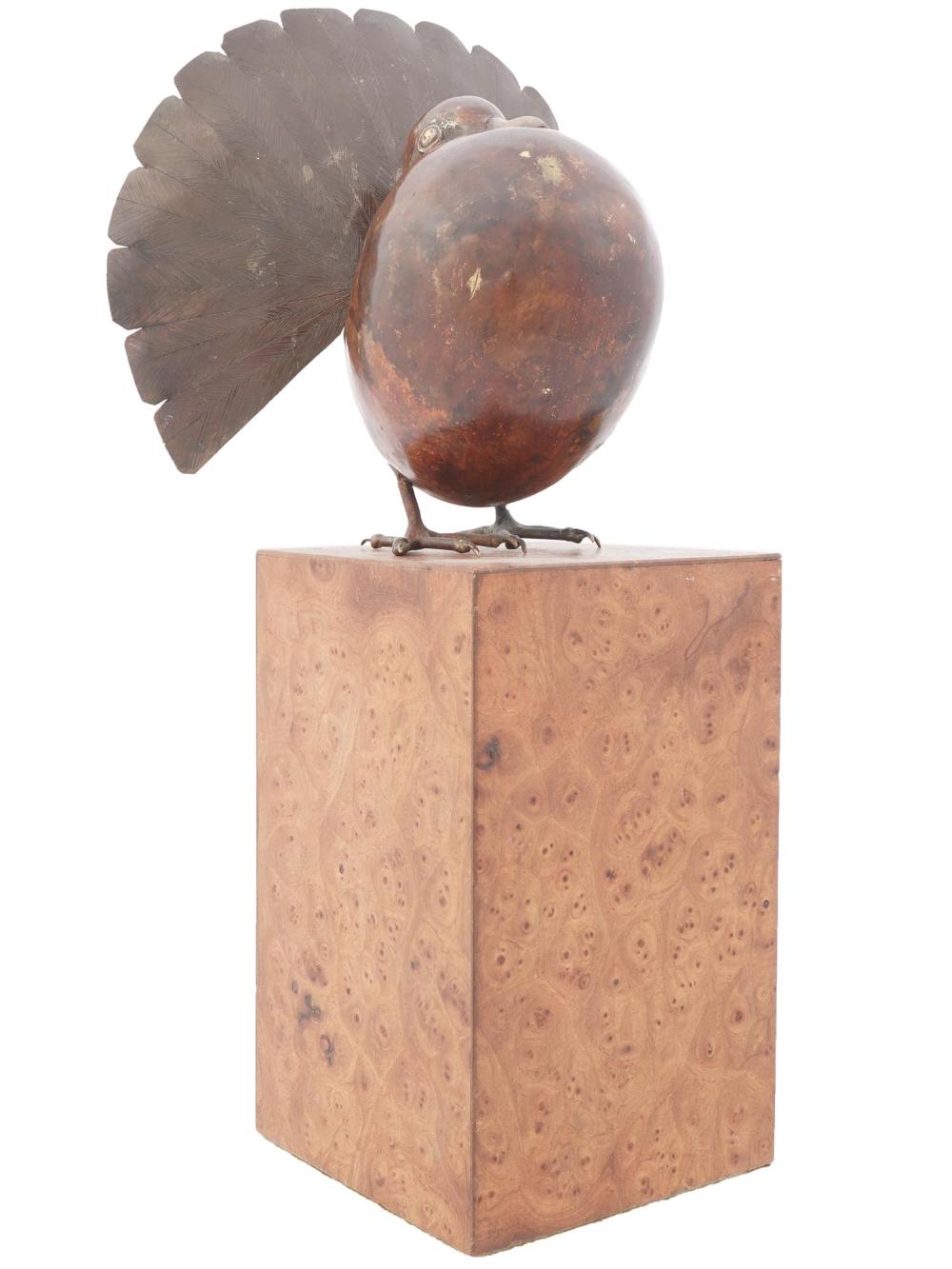 Charles Vincent Lamb comparable auction result: unique american copper sculpture by charles lamb