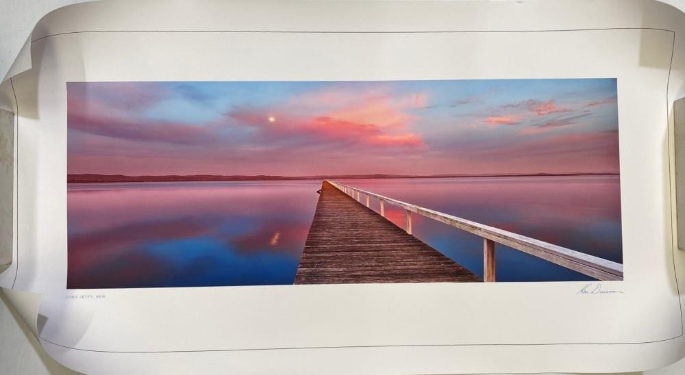 Ken Duncan comparable auction result: ken duncan long jetty nsw digital print rolled