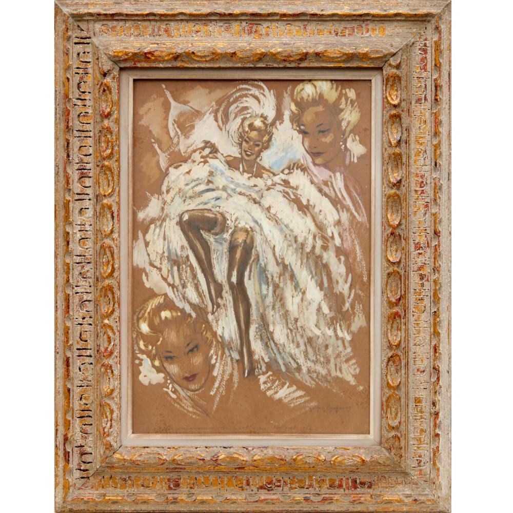 Jean van Caulaert comparable auction result: jean dominique van caulaert actress portrait