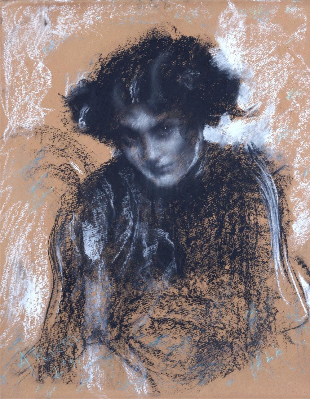 Arturo Rietti comparable auction result: arturo rietti trieste 1863 fontaniva 1943 ritratto femminile