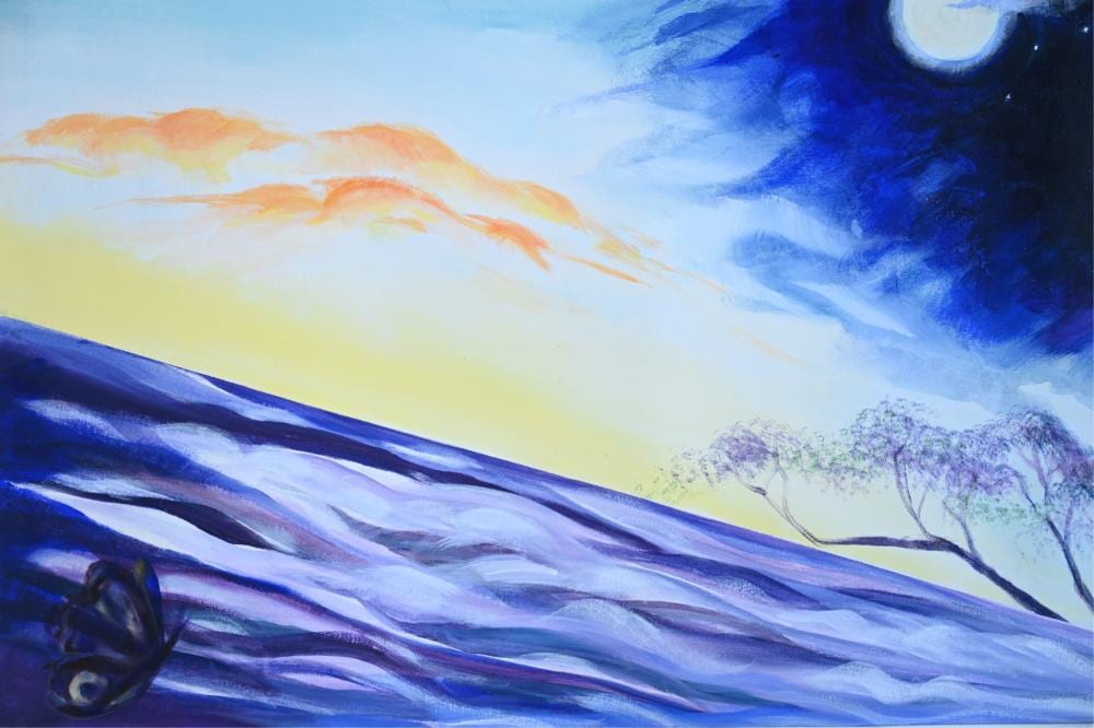 Donna Marxer comparable auction result: donna marxer 1934 2019 panoramic landscape o c