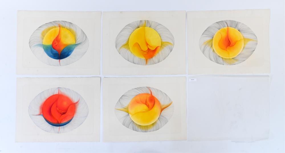 Donna Marxer comparable auction result: 5 donna marxer 1934 2019 mixed media works