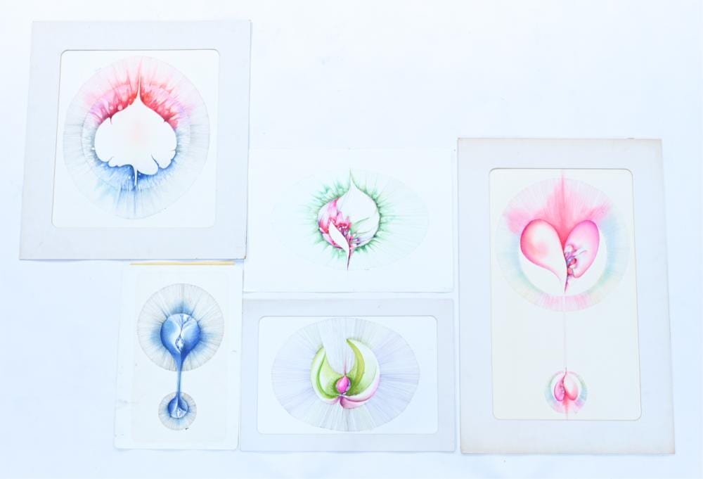 Donna Marxer comparable auction result: 5 donna marxer 1934 2019 mixed media works