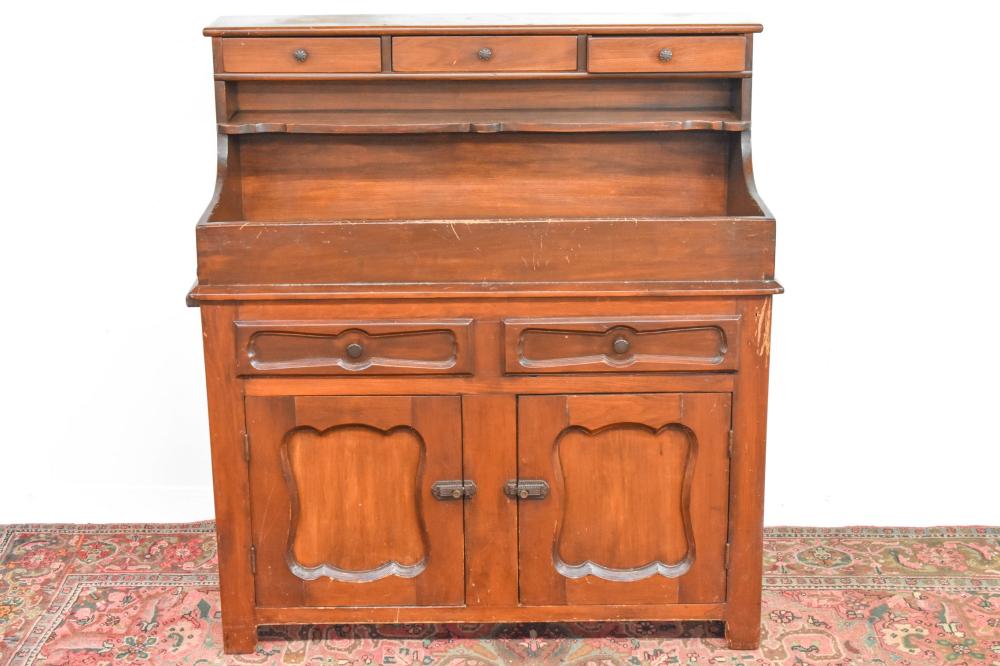 Antique Dry Sink With Shelf And Drawers sold by Searchlight Auction, lot 62 — auction record photograph
