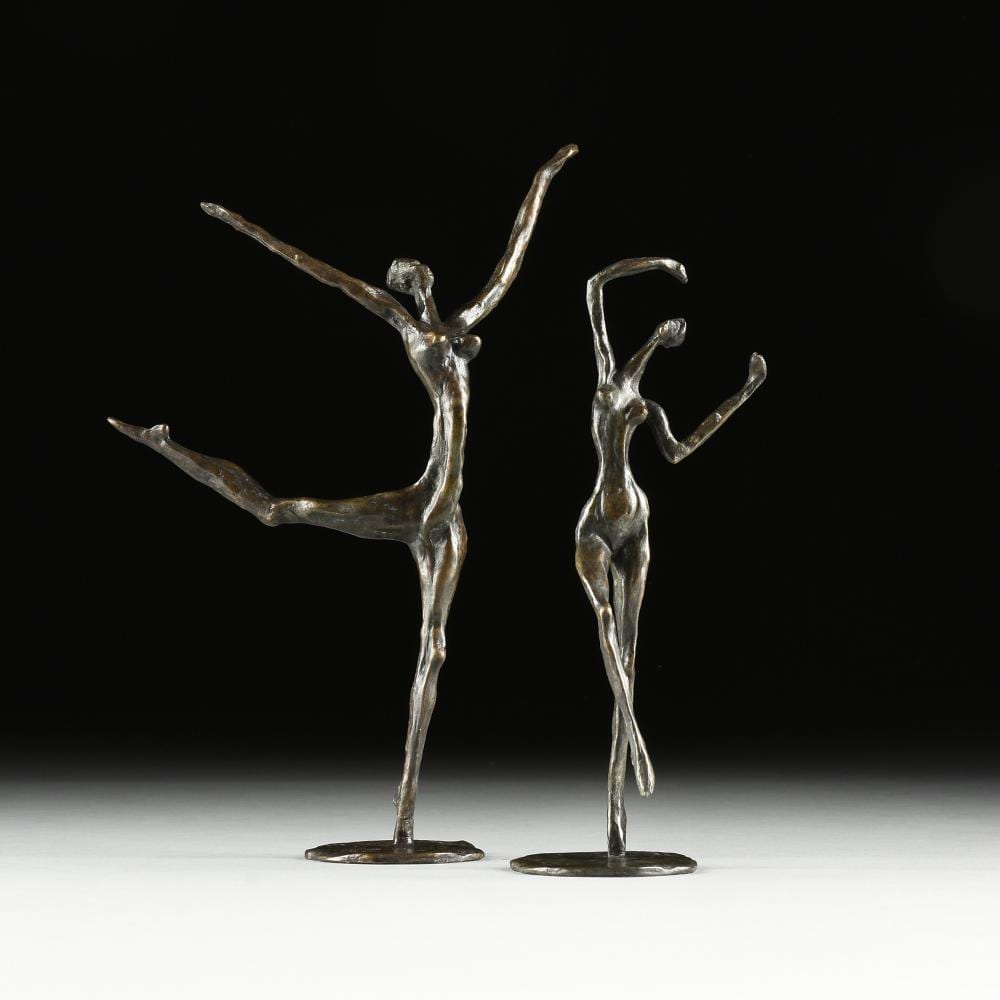 Doris Porter Caesar comparable auction result: doris porter caesar american 1892 1971 two sculptures dancing figures 20th century