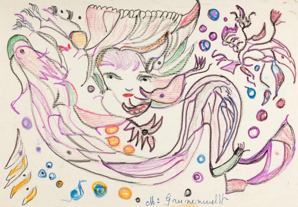 Martha Grunenwaldt comparable auction result: martha grunenwaldt belgian 1910 2008 untitled