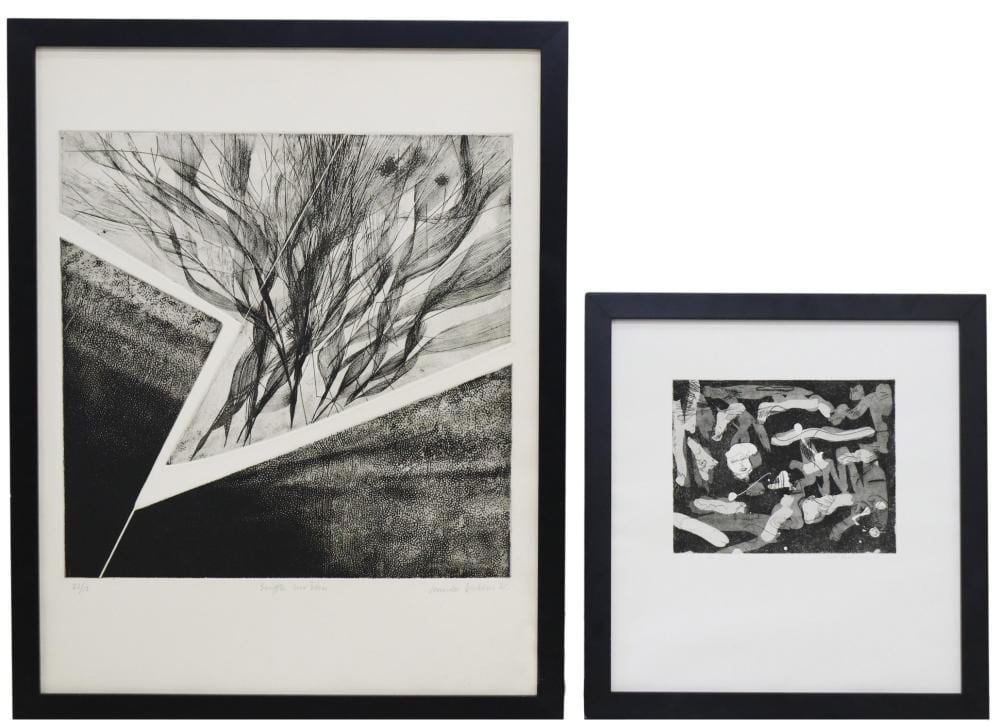 Jennifer Dickson comparable auction result: 2 jennifer dickson b 1936 other etching