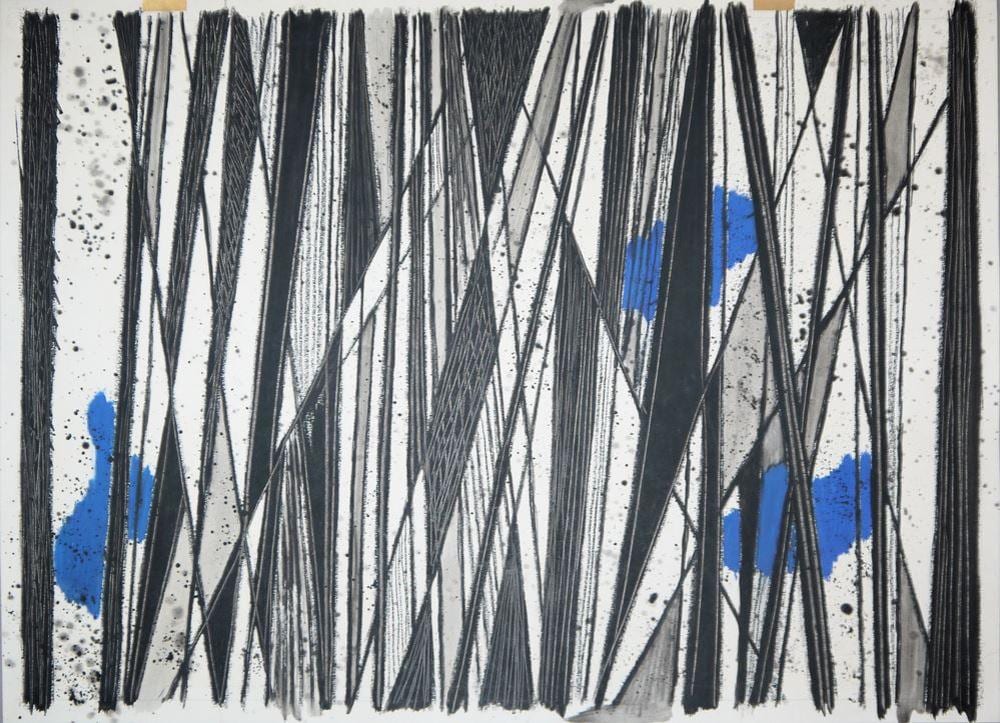 Georg Vorhauer comparable auction result: georg vorhauer abstrakte komposition und weinlese 2 mischtechniken und 2 lithographien