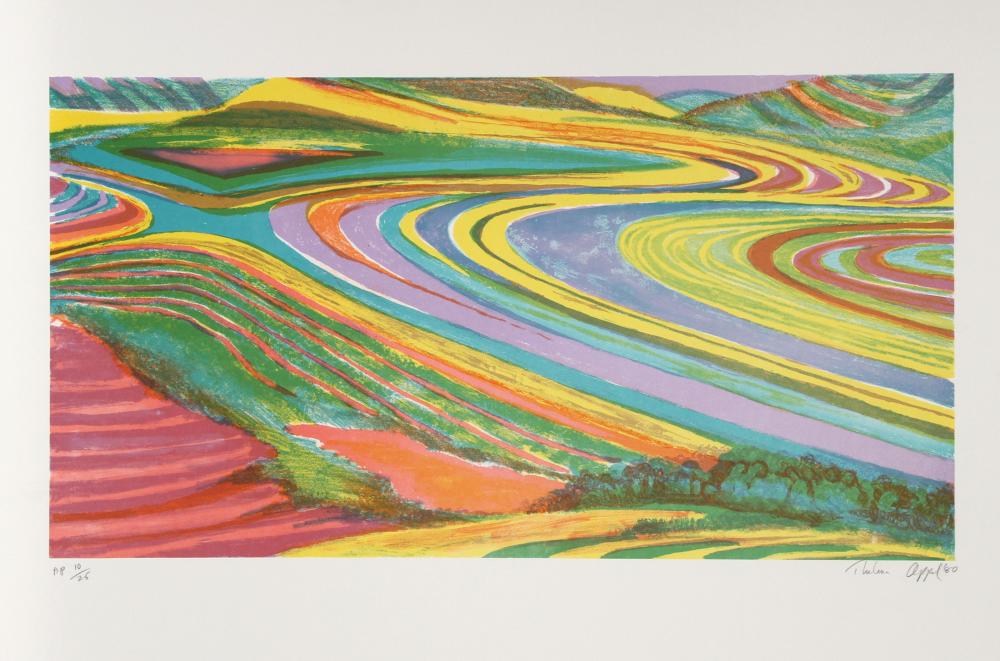 Thelma Appel comparable auction result: thelma appel new seven north screenprint