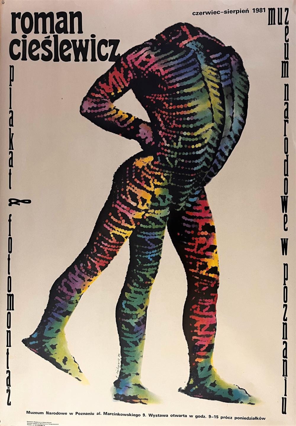 roman cieslewicz 1930 1996 plakat fotomontaz original colour lithographic polish art exhibition poster 1981 · Theodore Bruce Auctioneers & Valuers · 2023-02-20 Roman Cieslewicz comparable auction result: roman cieslewicz 1930 1996 plakat fotomontaz original colour lithographic polish art exhibition poster 1981