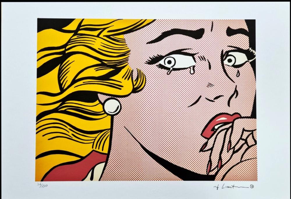 ROY LICHTENSTEIN, ORIGINAL LITHOGRAPH LIMITED EDITION sold by Novartia, lot 50 — auction record photograph