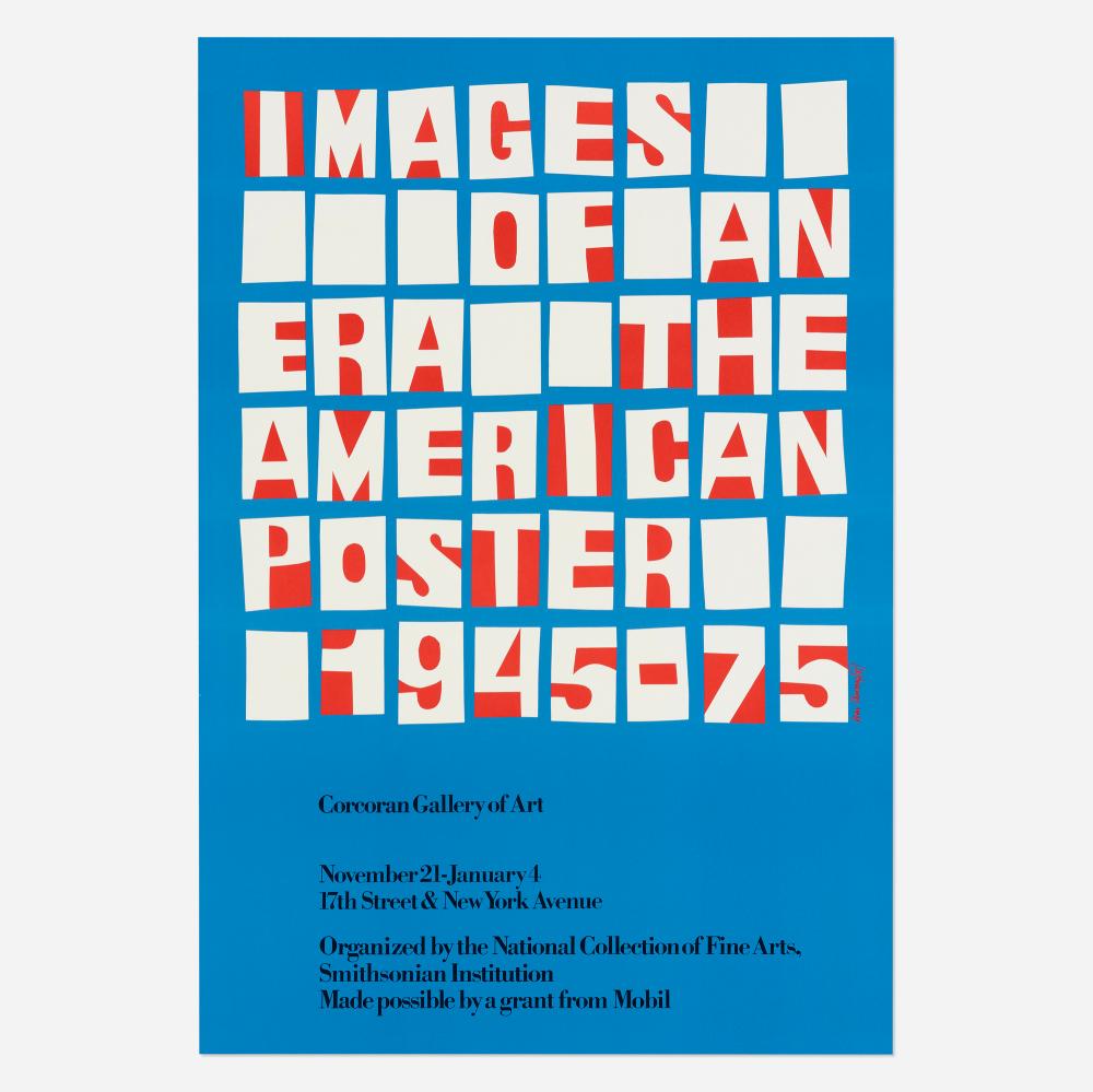 Serge Chermayeff comparable auction result: serge chermayeff images of an era exhibition poster