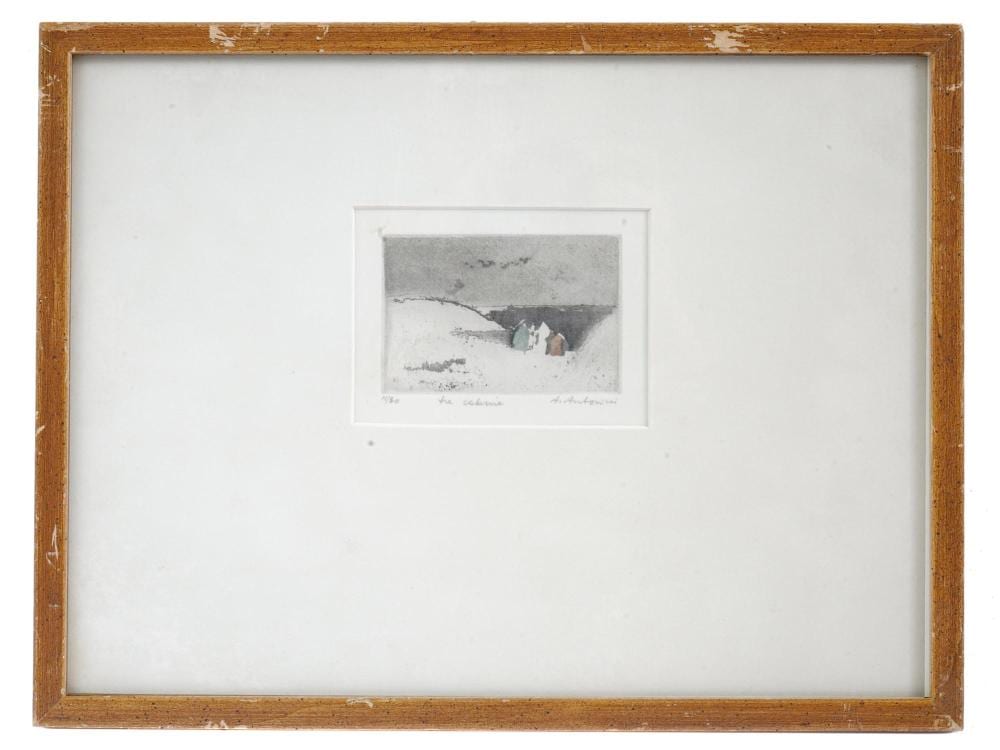 Annapia Antonini comparable auction result: mid cent landscape art print by annapia antonini