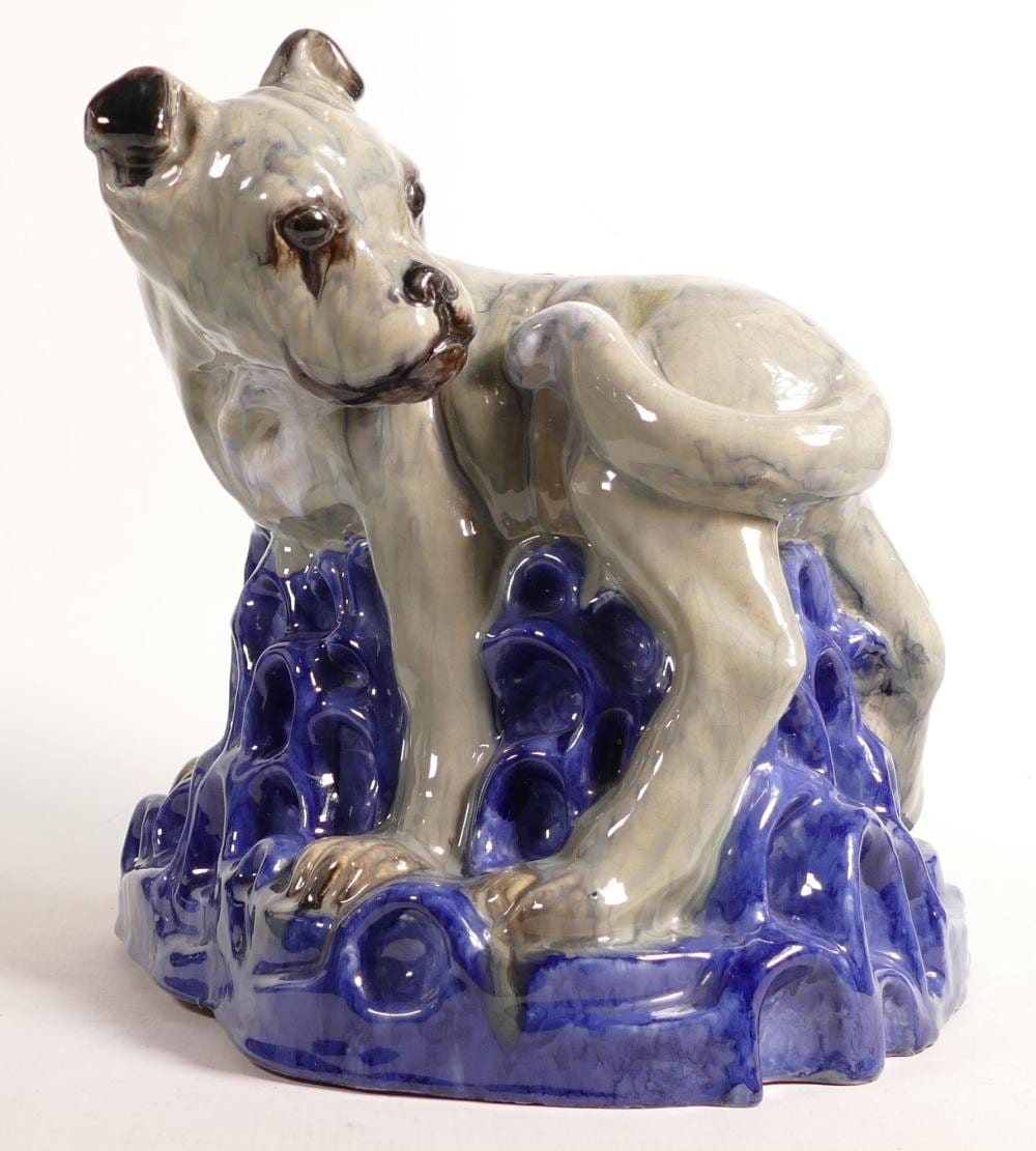 Helena Johnová comparable auction result: helena johnov 1884 1962 czech large pottery figure of a bulldog bill of sale states acquisition in 1940 height 28cm