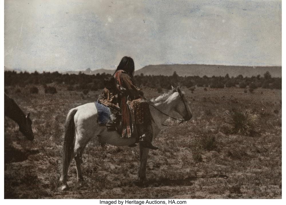 Carl Moon comparable auction result: carl moon american 1878 1948 sample photographs of indigenous people four wo