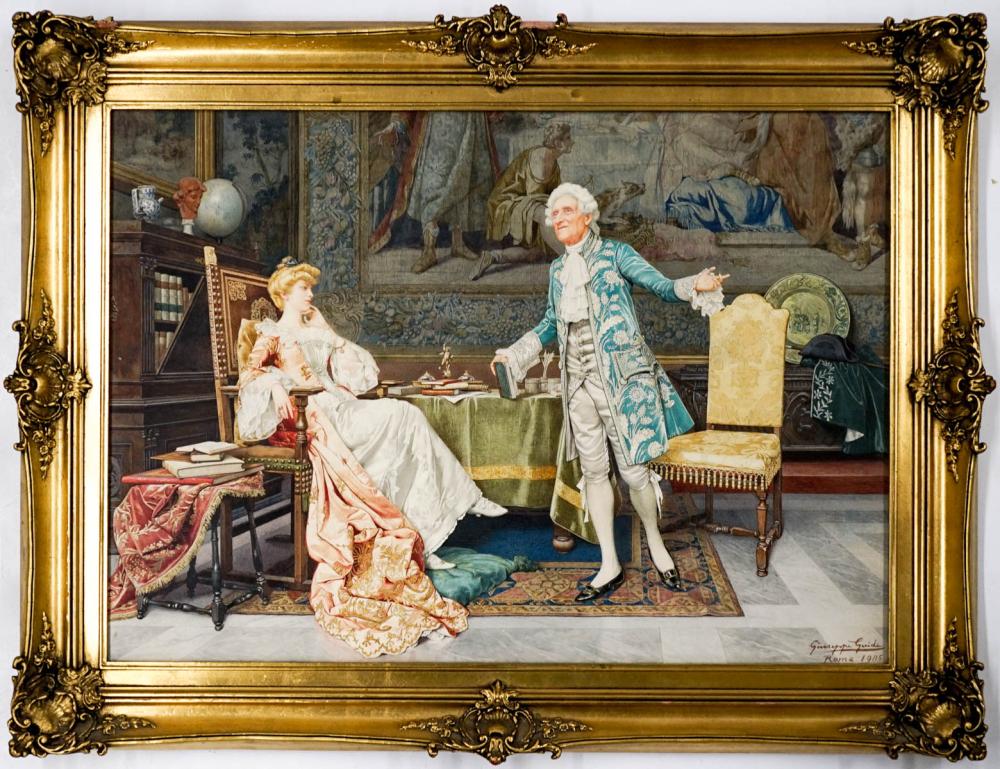 Giuseppe (1881) Guidi comparable auction result: giuseppe guidi italy 1884 1931 watercolor