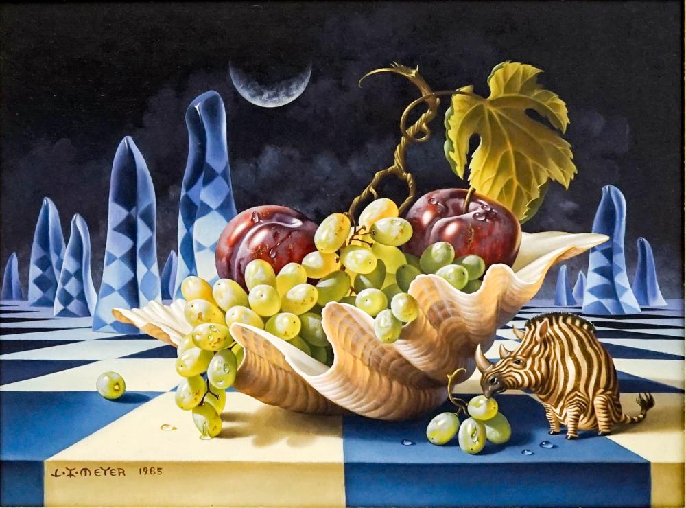 Ilene Meyer (1939-2009) Original Oil Painting sold by Grant Zahajko Auctions, LLC, lot 28 — auction record photograph