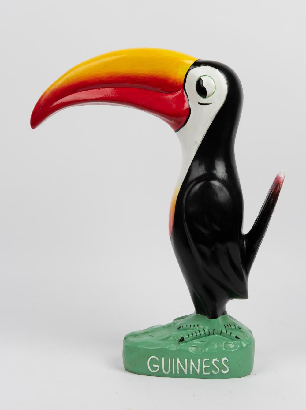 A. Sale comparable auction result: a vintage guinness point of sale advertising toucan
