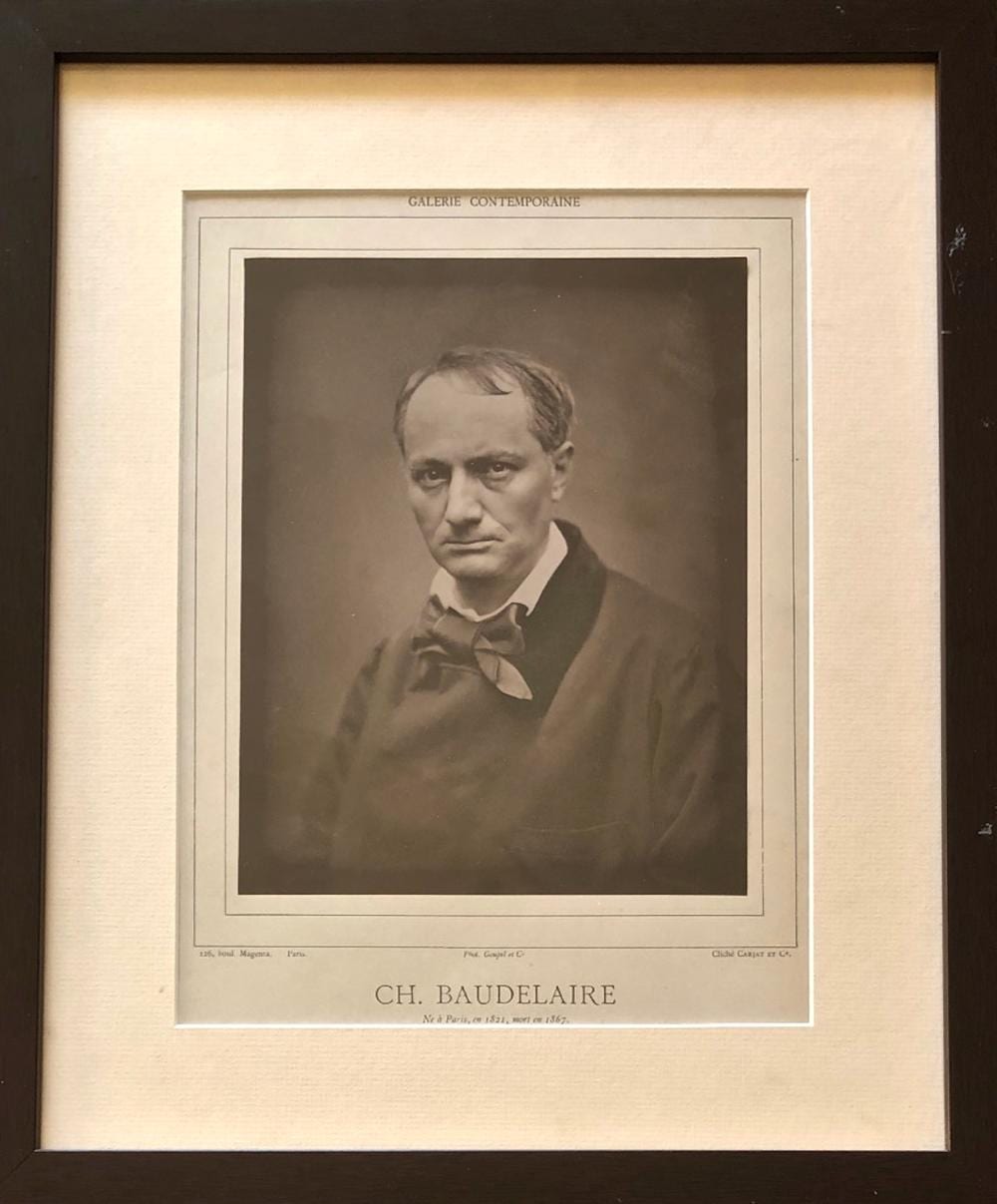 Etienne Carjat comparable auction result: etienne carjat french 1828 1906 charles baudelaire ca 1880s