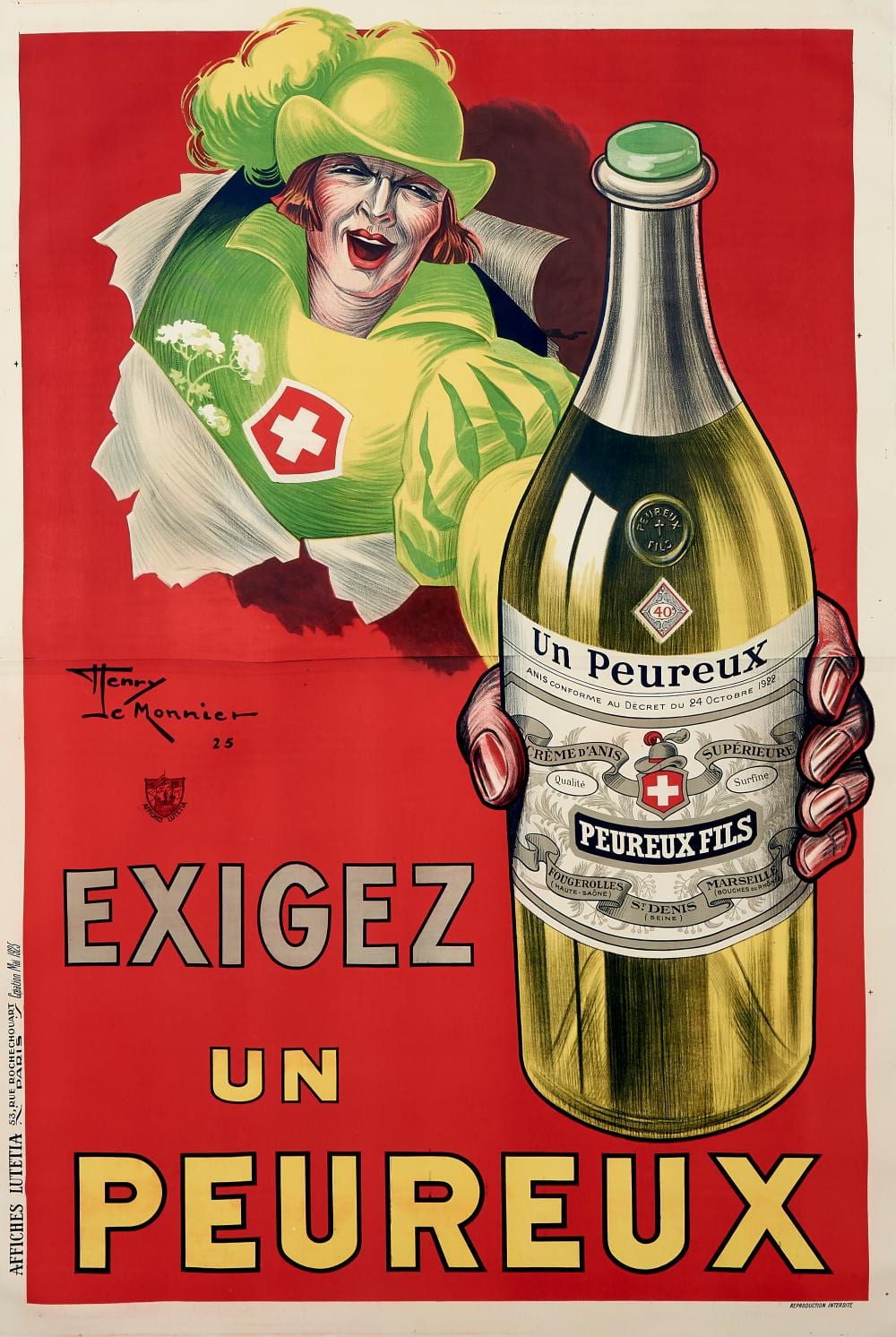 henry le monnier 1893 1978 exigez un peureux · Aste Bolaffi · 2023-03-09 Henry Le Monnier comparable auction result: henry le monnier 1893 1978 exigez un peureux