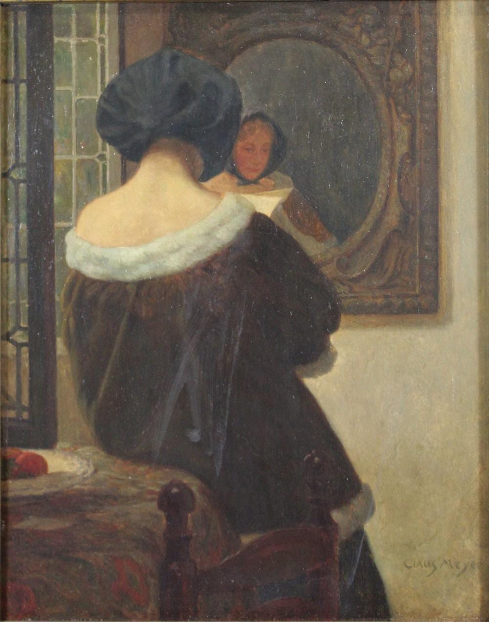 claus meyer deutsch 1856 1919 briefleserin · Auktionshaus Demessieur · 2023-03-11 Claus Meyer comparable auction result: claus meyer deutsch 1856 1919 briefleserin