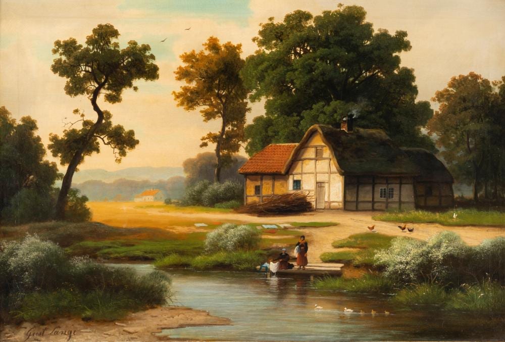 Gustav Lange comparable auction result: gustav lange
