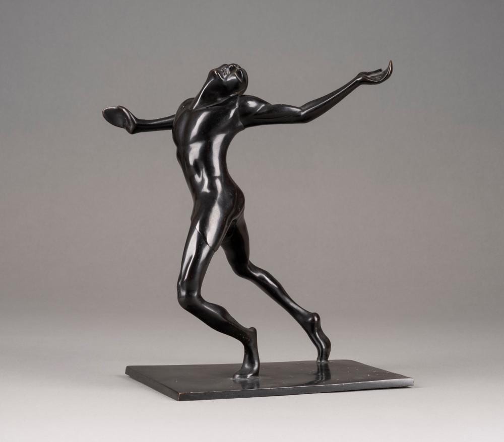 Wilhelm Andreas comparable auction result: wilhelm andreas attr seltene figur im ziel