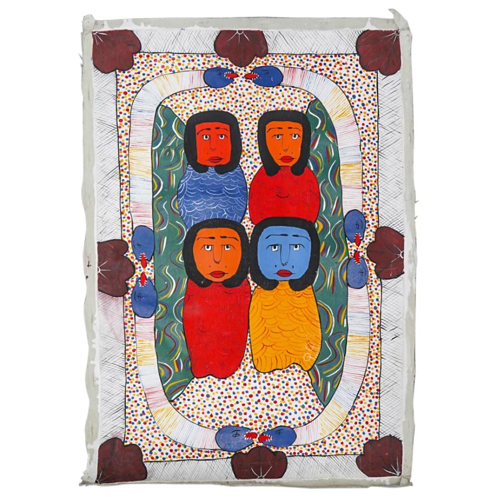 Prosper Pierre Louis comparable auction result: prosper pierre louis haitian 1947 1997 loas acrylic on canvas painting
