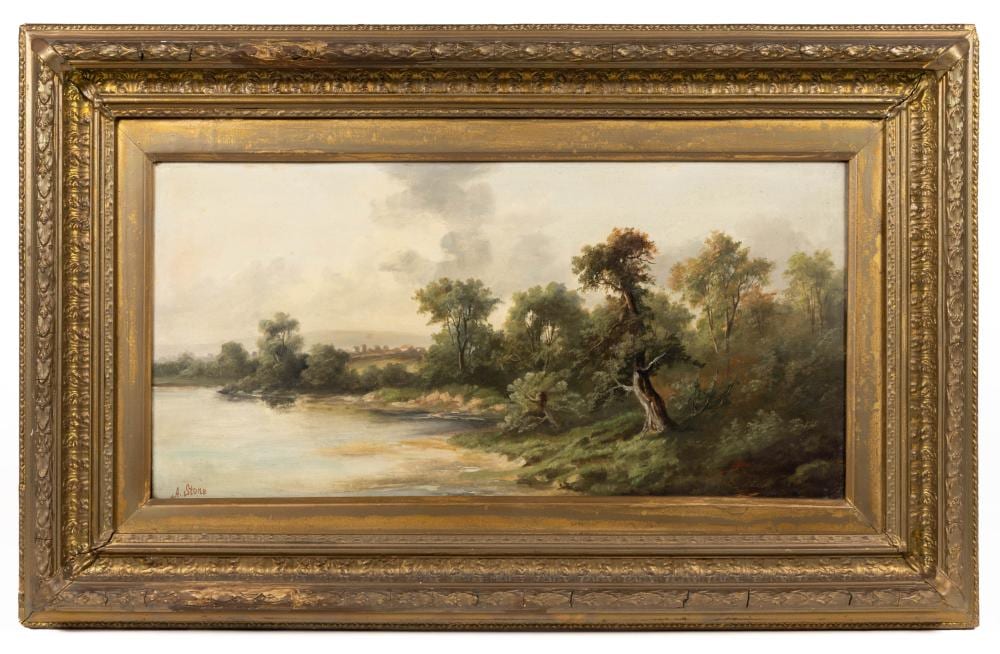 Ada Stone comparable auction result: ada stone british 1879 1904 landscape painting