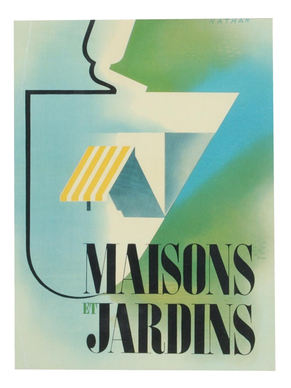 Nathaniel (Baronet) Dance comparable auction result: nathan nathan garamond jacques french 1910 2001 maisons et jardins art deco advertising lithograph 18 1 2 h x 15 1 2 w frame 10 1 2 h x 8 1 2 w sight