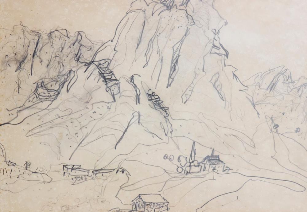 eliyahu gat 1919 1987 landscape pencil on paper · Pasarel · 2023-03-09 Eliyahu Gat comparable auction result: eliyahu gat 1919 1987 landscape pencil on paper