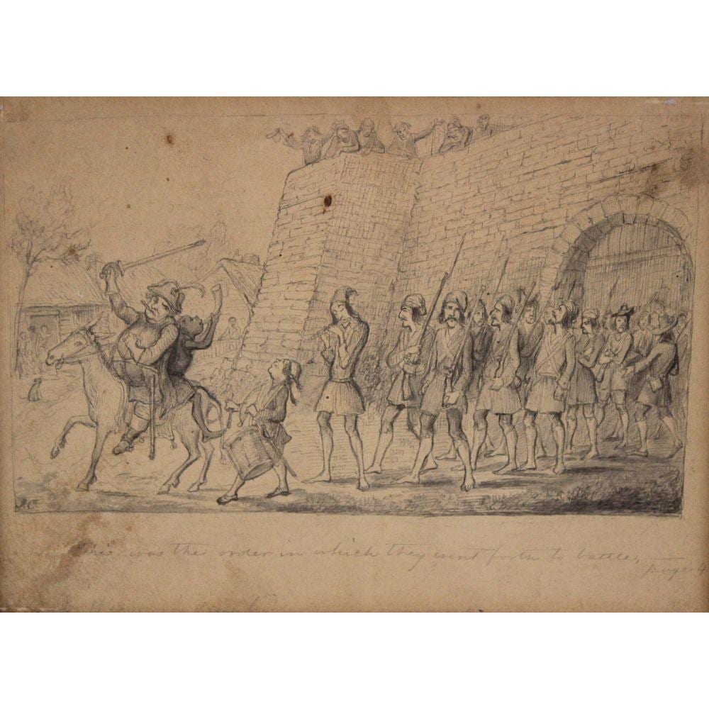 Isaac Cruikshank comparable auction result: isaac cruikshank scotish 1764 1811